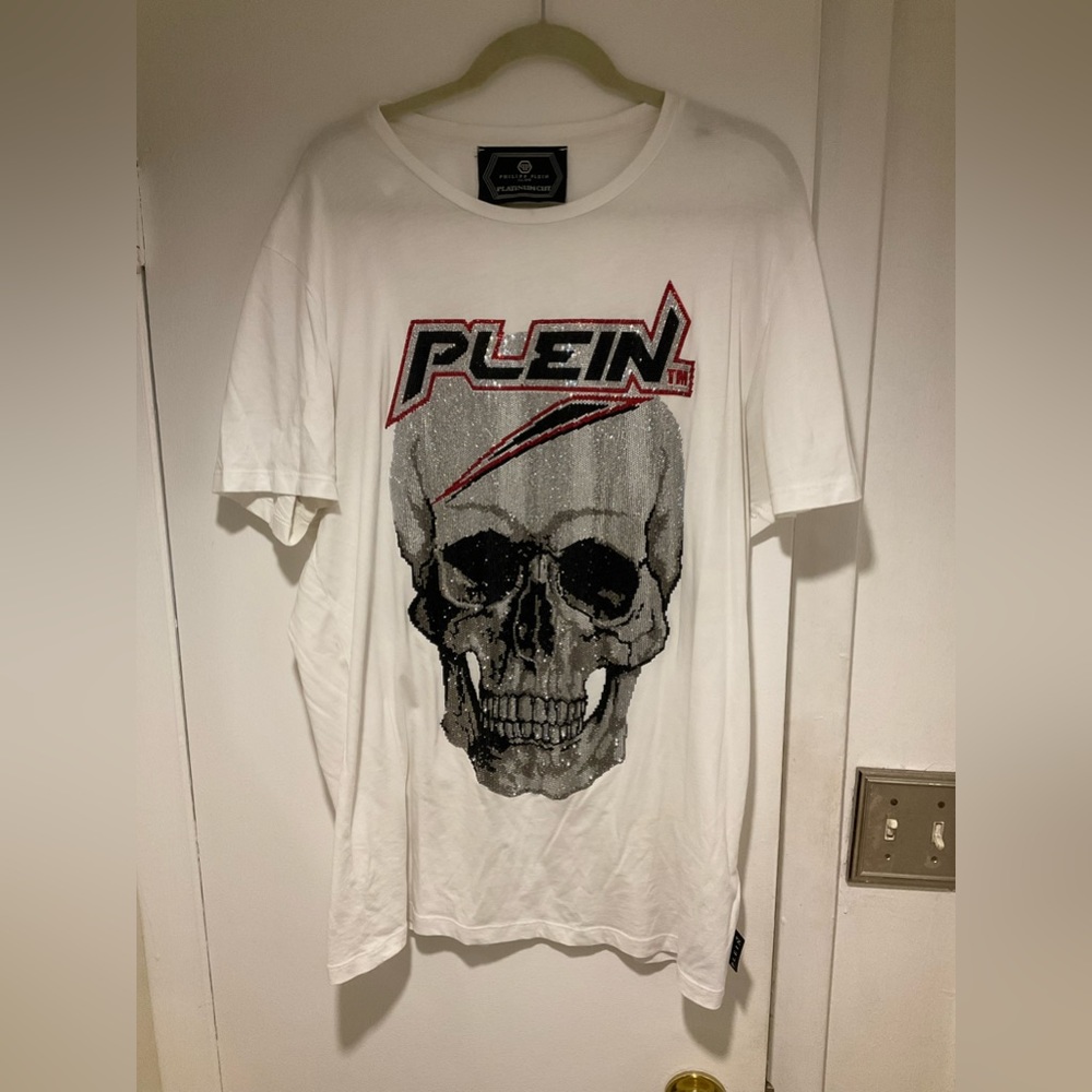 Mens Phillip Plein T Shirt Sequence